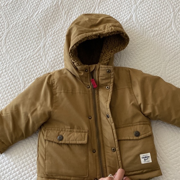 OshKosh B’Gosh Baby boys Heavyweight color block puffer coat jacket. - Picture 7 of 8